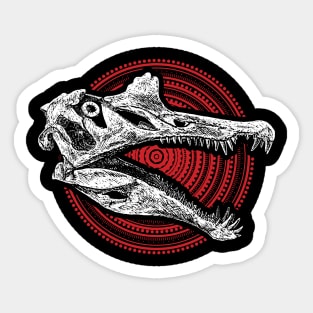 Spinosaurus Skull Sticker